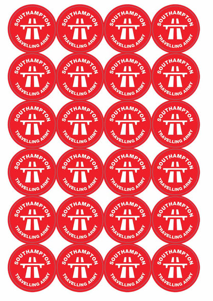 A picture of an A4 sheet of matte paper stickers