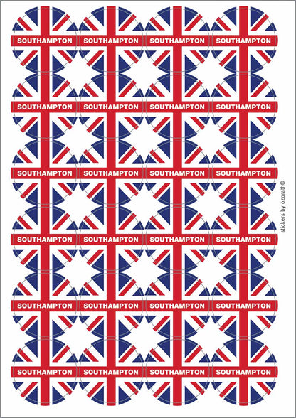 A picture of an A4 sheet of matte paper stickers