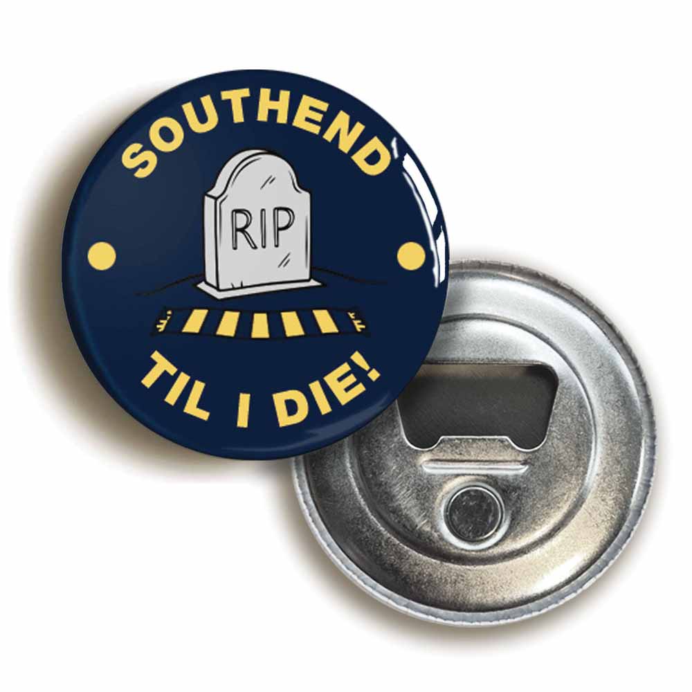 A picture of a bottle opener fridge magnet