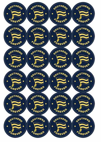 A picture of an A4 sheet of matte paper stickers