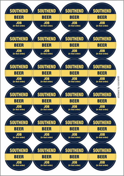 A picture of an A4 sheet of matte paper stickers