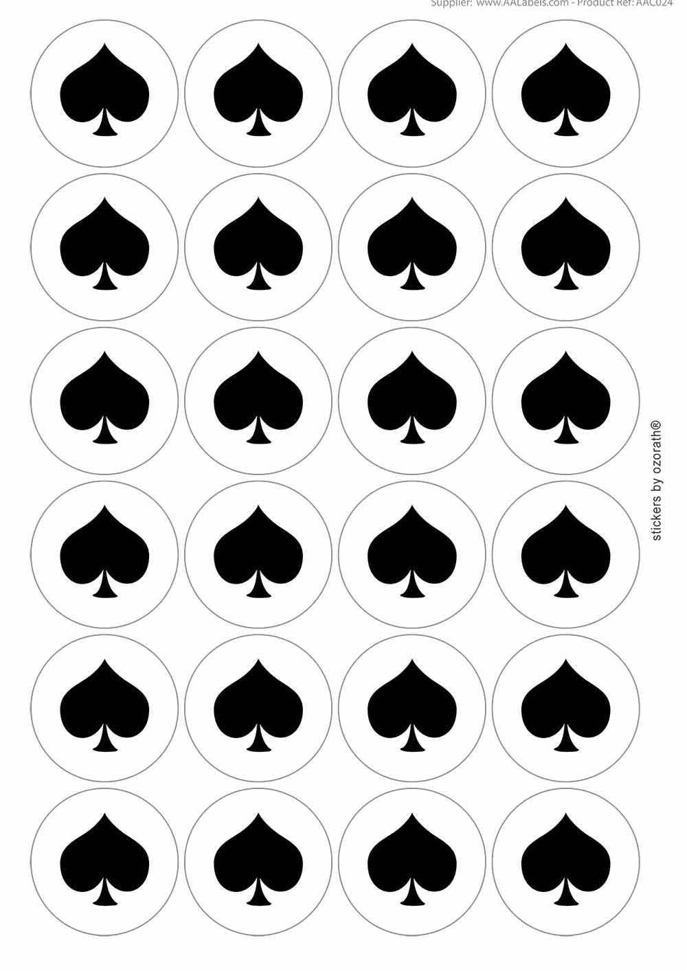 A picture of an A4 sheet of matte paper stickers