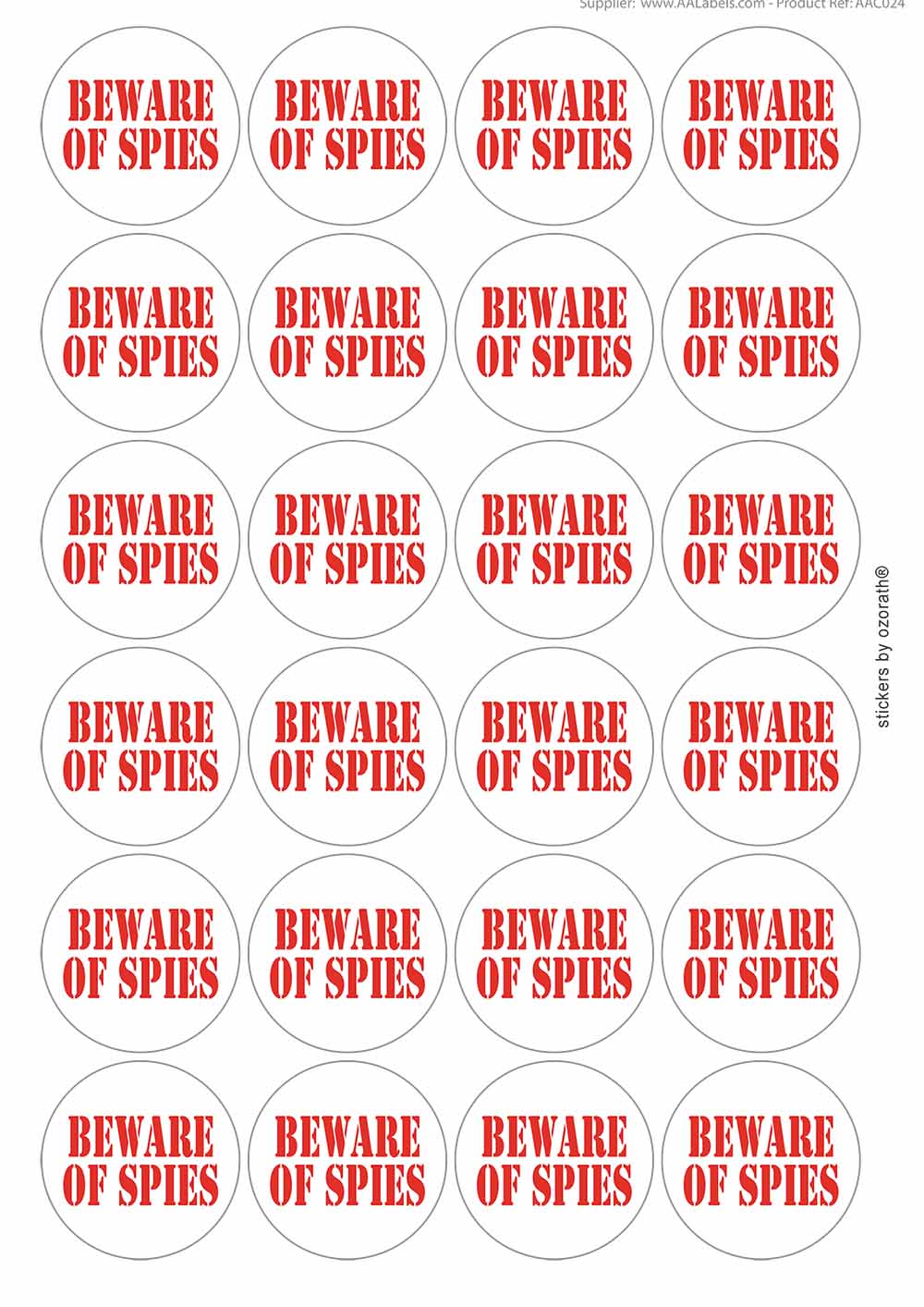 A picture of an A4 sheet of matte paper stickers
