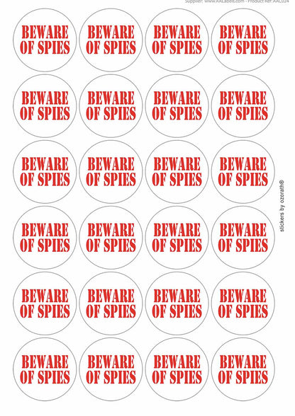 A picture of an A4 sheet of matte paper stickers