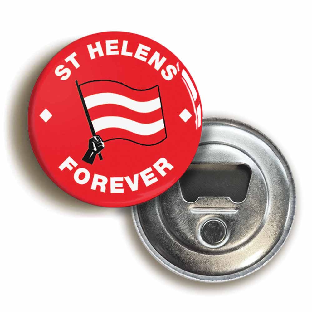 A picture of a bottle opener fridge magnet