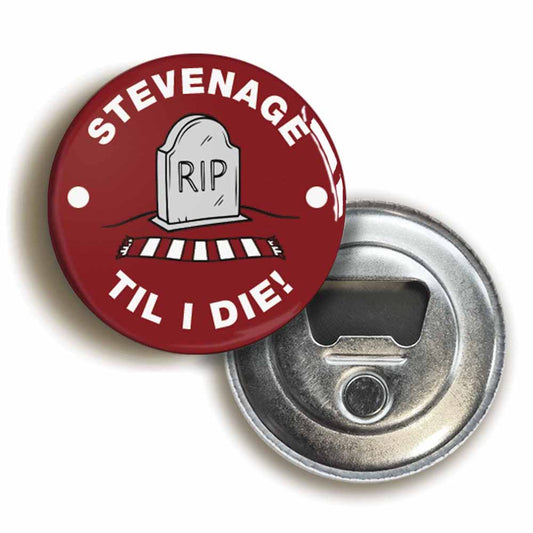 A picture of a bottle opener fridge magnet