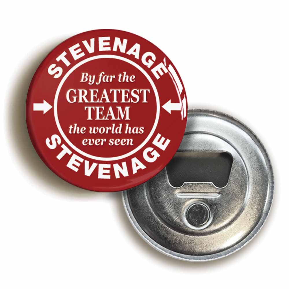 A picture of a bottle opener fridge magnet