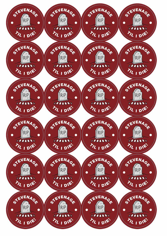 A picture of an A4 sheet of matte paper stickers