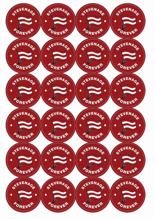 A picture of an A4 sheet of matte paper stickers