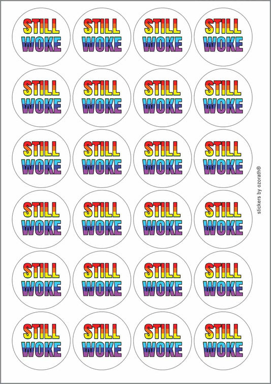 A picture of an A4 sheet of matte paper stickers