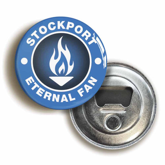 A picture of a bottle opener fridge magnet