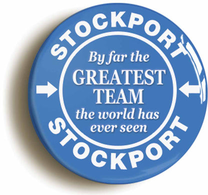 A picture of a button badge