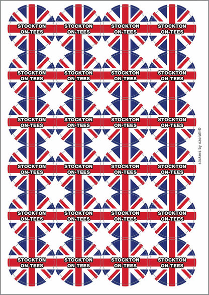 A picture of an A4 sheet of matte paper stickers