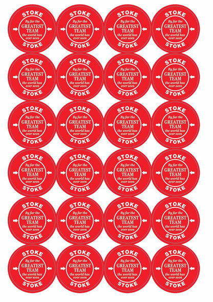 A picture of an A4 sheet of matte paper stickers