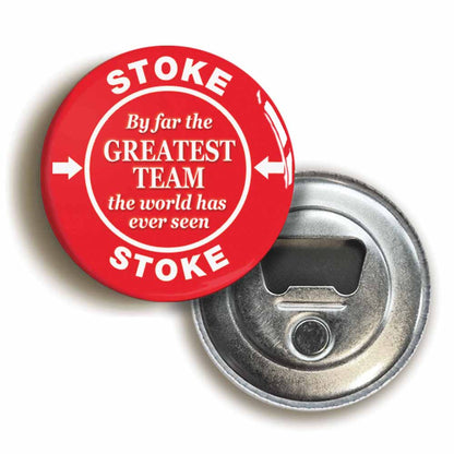 A picture of a bottle opener fridge magnet
