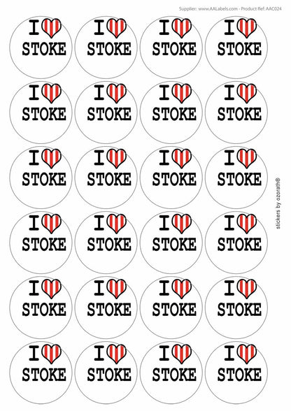 A picture of an A4 sheet of matte paper stickers