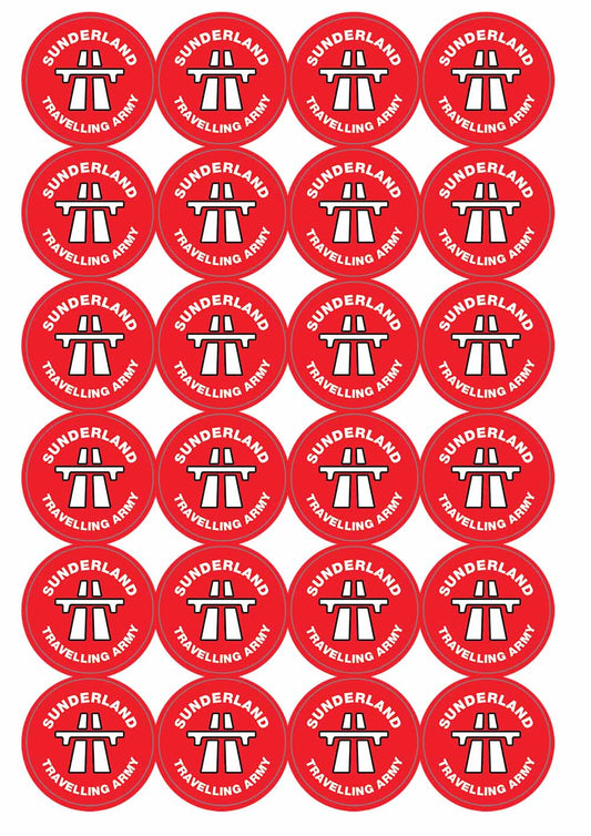 A picture of an A4 sheet of matte paper stickers