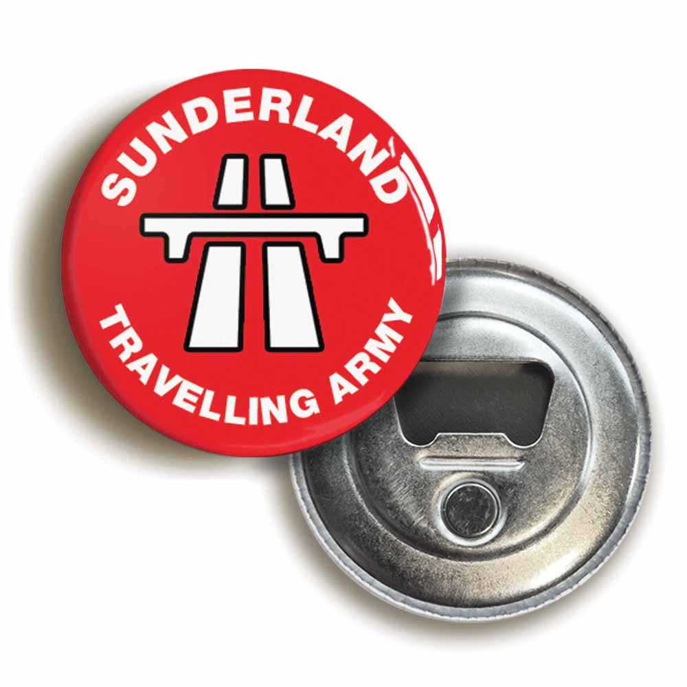 A picture of a bottle opener fridge magnet