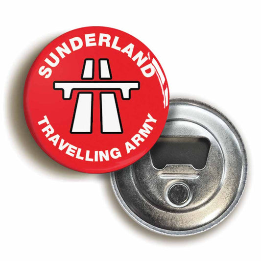 A picture of a bottle opener fridge magnet