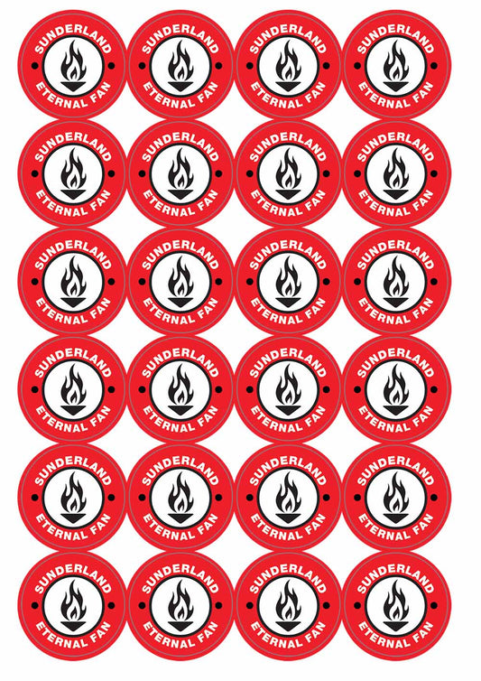 A picture of an A4 sheet of matte paper stickers