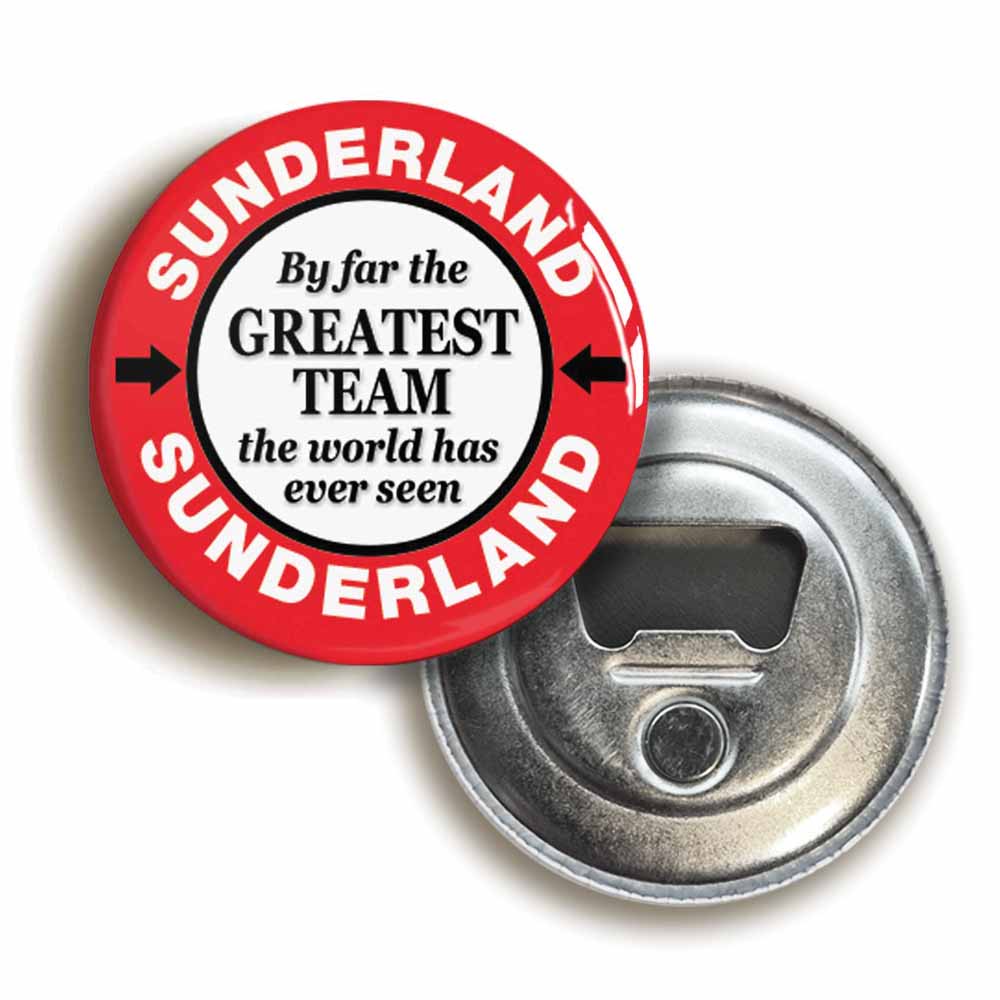A picture of a bottle opener fridge magnet