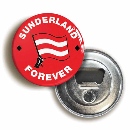 A picture of a bottle opener fridge magnet