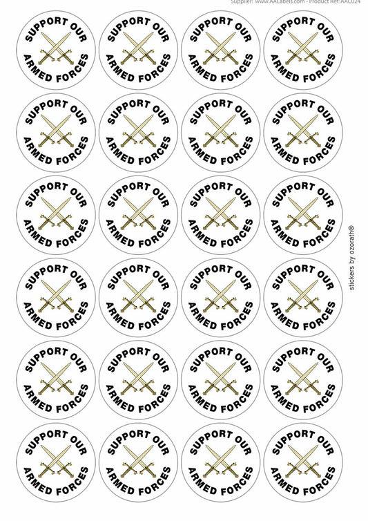 A picture of an A4 sheet of matte paper stickers