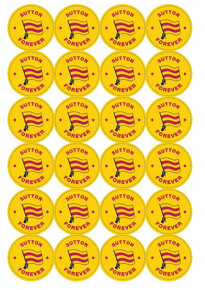 A picture of an A4 sheet of matte paper stickers