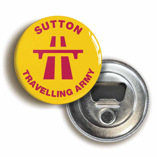 A picture of a bottle opener fridge magnet