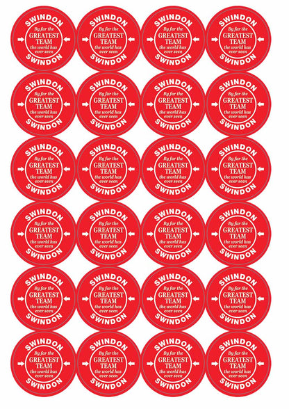 A picture of an A4 sheet of matte paper stickers