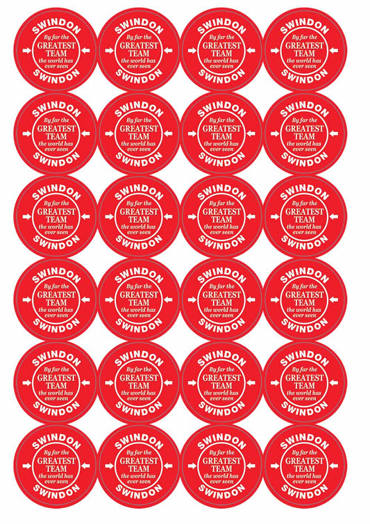 A picture of an A4 sheet of matte paper stickers