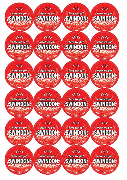 A picture of an A4 sheet of matte paper stickers