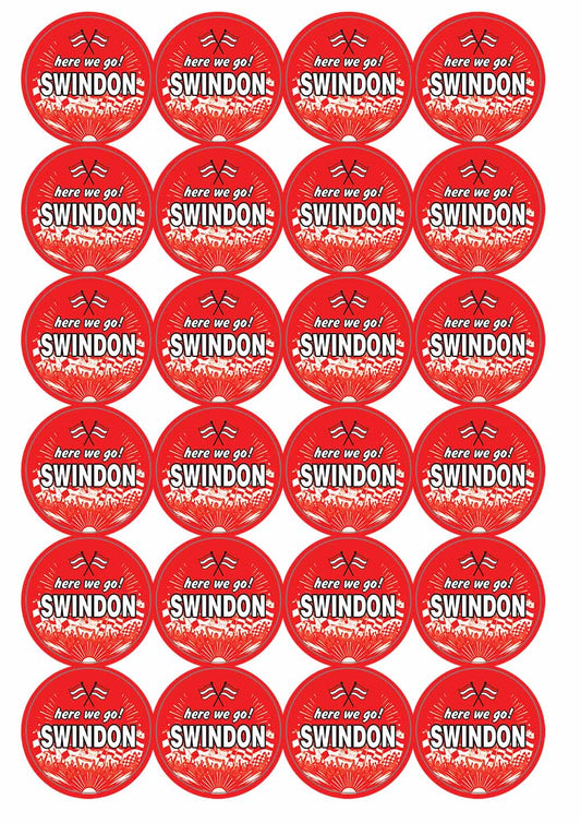 A picture of an A4 sheet of matte paper stickers