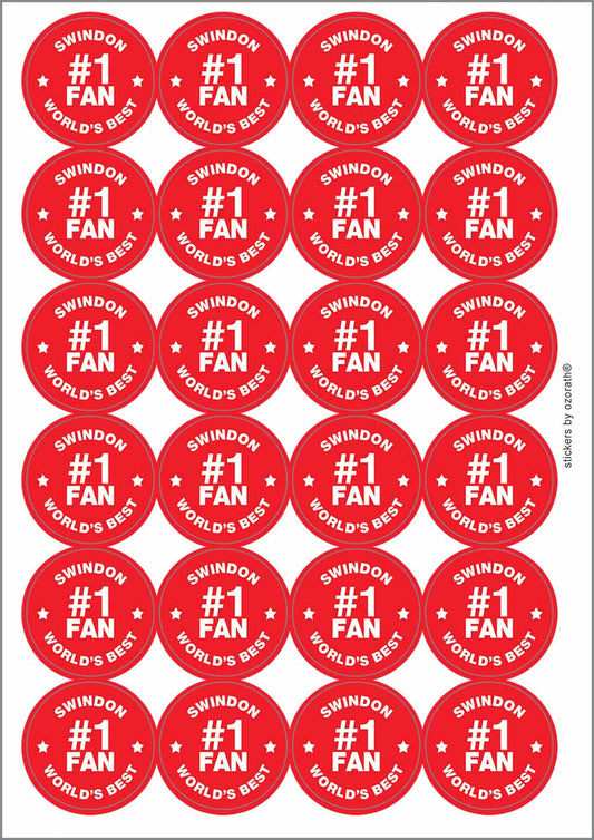 A picture of an A4 sheet of matte paper stickers