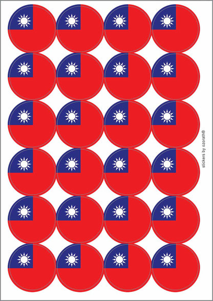 A picture of an A4 sheet of matte paper stickers