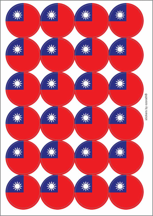 A picture of an A4 sheet of matte paper stickers