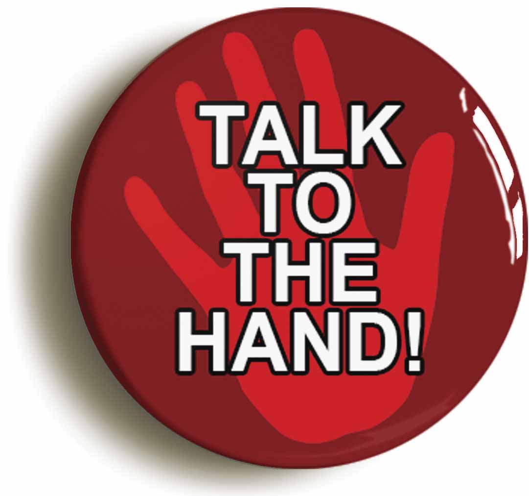 A picture of a button badge