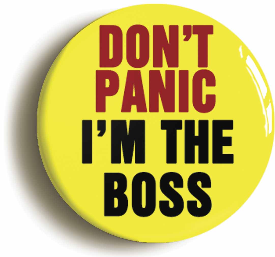 A picture of a button badge