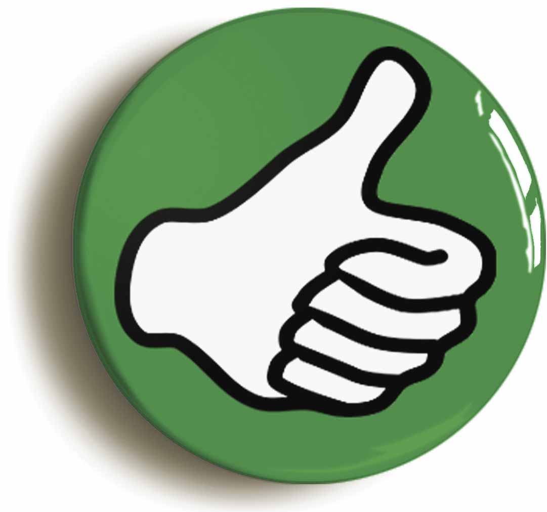 A picture of a button badge