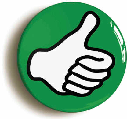A picture of a button badge