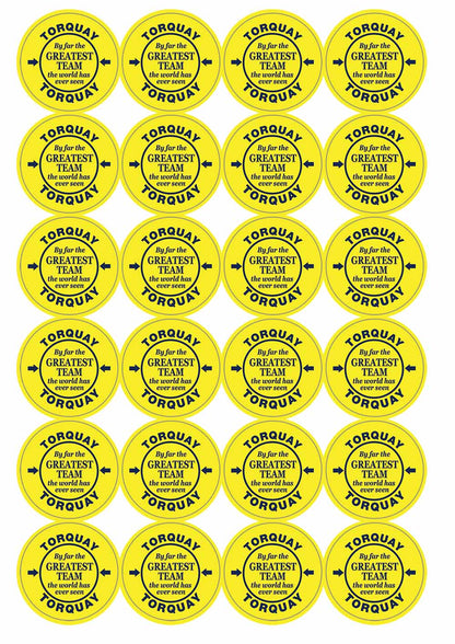 A picture of an A4 sheet of matte paper stickers