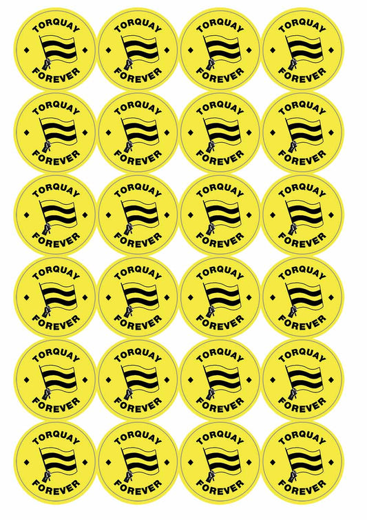 A picture of an A4 sheet of matte paper stickers