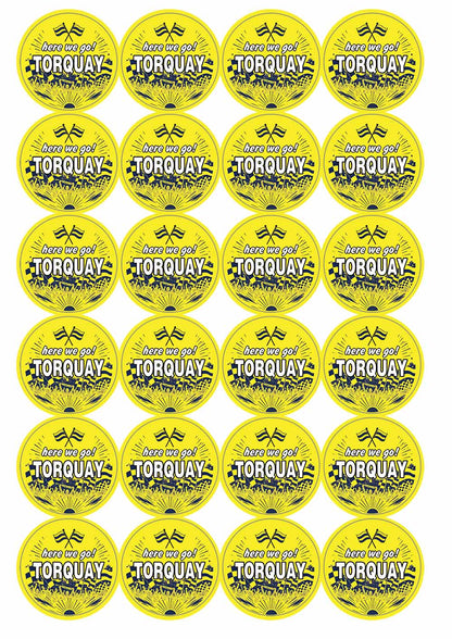 A picture of an A4 sheet of matte paper stickers