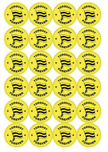 A picture of an A4 sheet of matte paper stickers