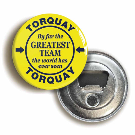A picture of a bottle opener fridge magnet