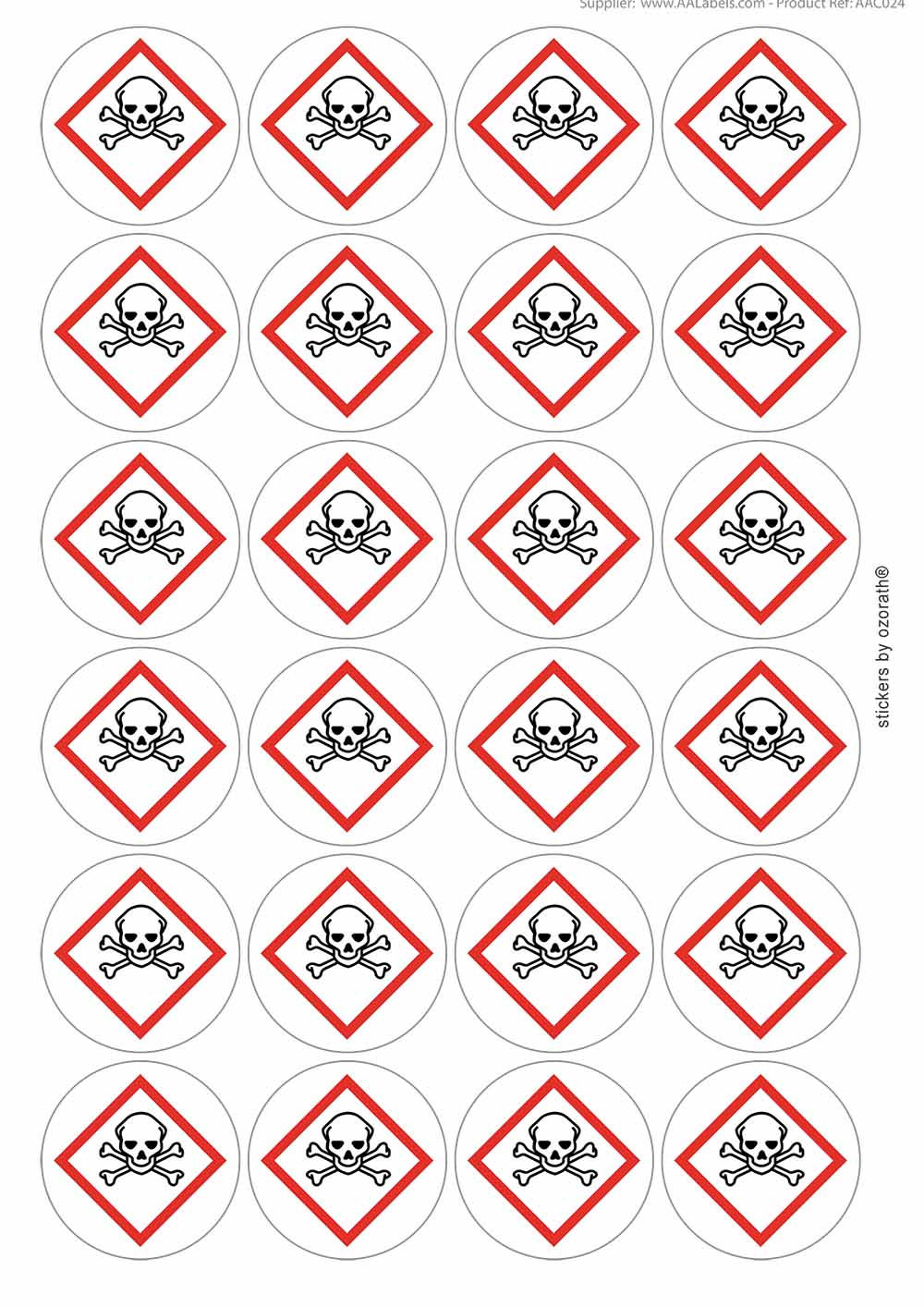 A picture of an A4 sheet of matte paper stickers