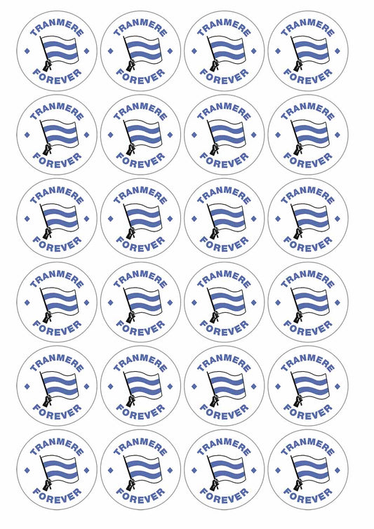 A picture of an A4 sheet of matte paper stickers