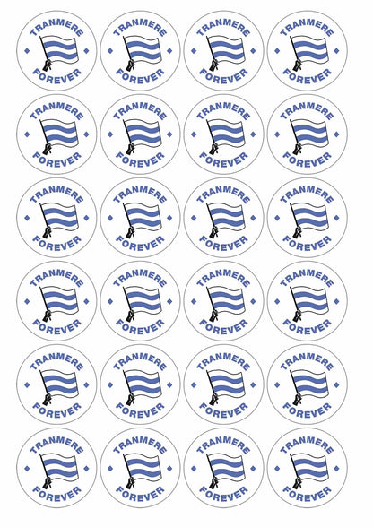 A picture of an A4 sheet of matte paper stickers