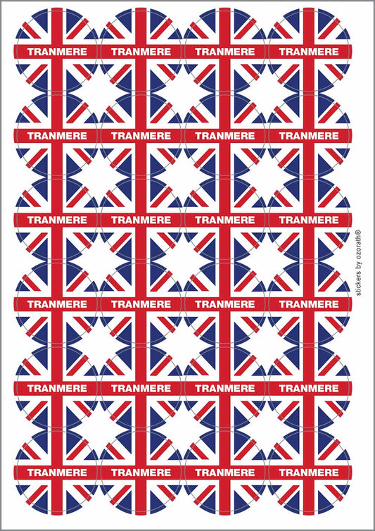 A picture of an A4 sheet of matte paper stickers