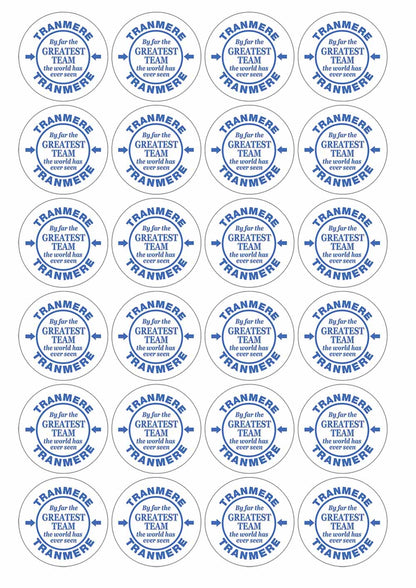 A picture of an A4 sheet of matte paper stickers